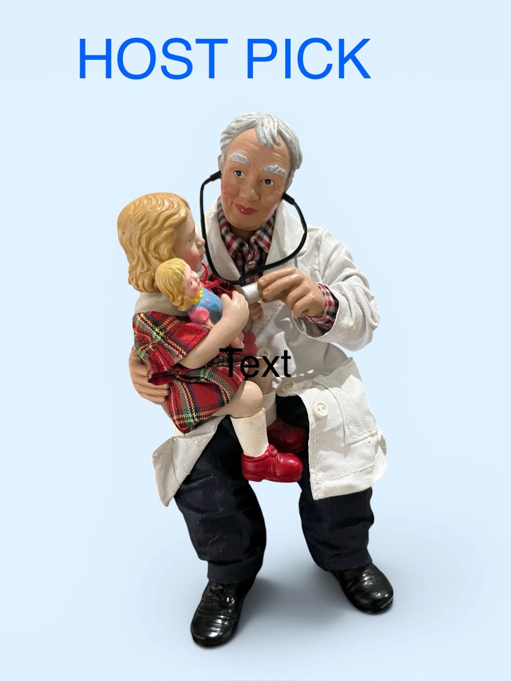 Possible Dreams “The Good Doctor” Clothtique Figurine Featuring a physician